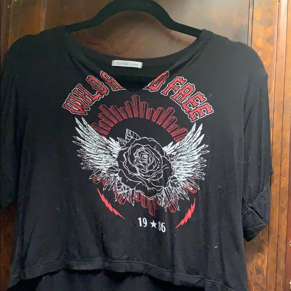 NEVER WORN black crop top